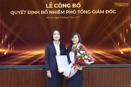 Thaigroup bổ nhiệm Phó tổng giám đốc