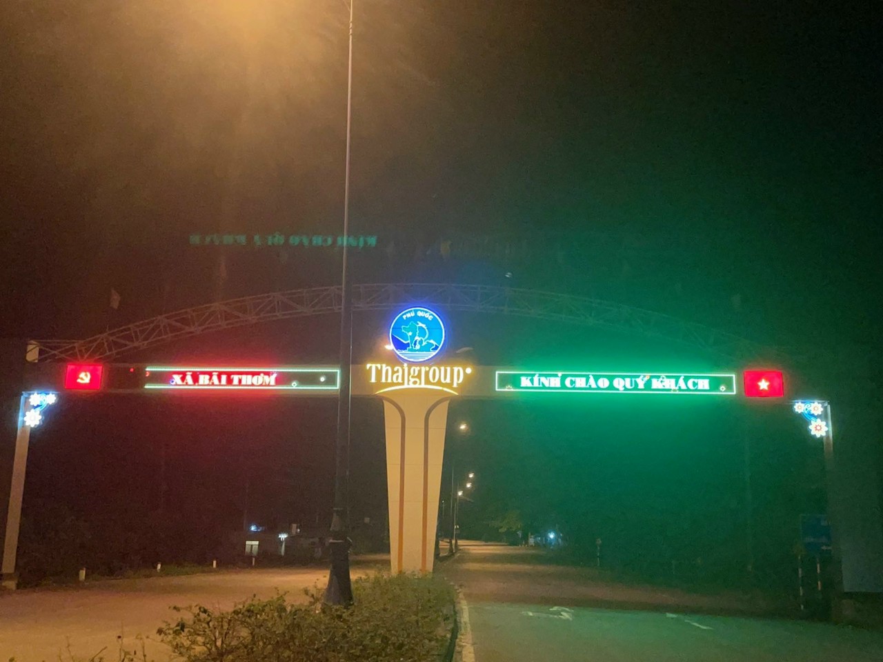 Thaigroup tài trợ cổng chào Xã Bãi Thơm - Phú Quốc